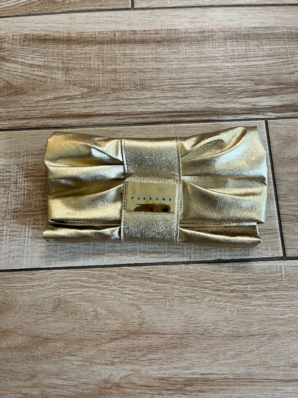 Versace Parfums Gold Clutch